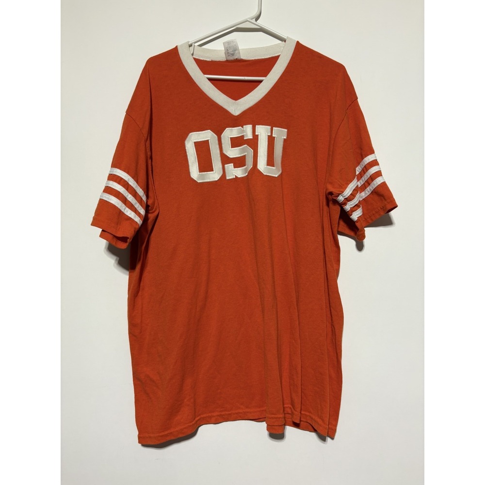 Augusta Oklahoma State University OSU Shirt Womens XL Sportswear V Neck Tee VTG